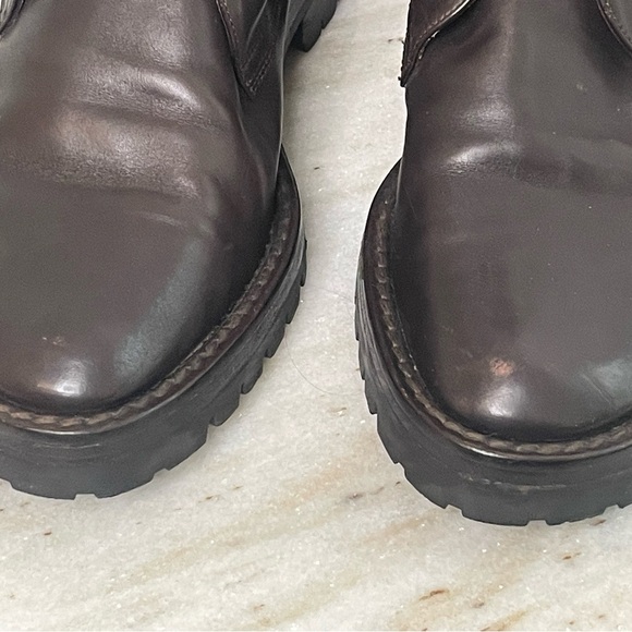 Ann Demeulemeester boots 8 or 38.5 EU Brown Heeled lace up - Picture 2 of 12